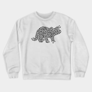 Triceratops Dinosaur Maze Crewneck Sweatshirt